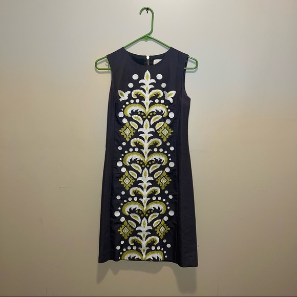 Anthropologie Tabitha Embroidered Fountain Shift Dress - Picture 5 of 8